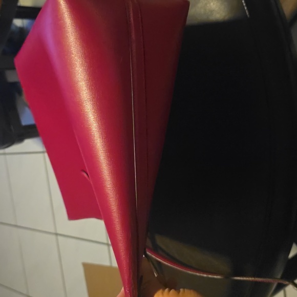 Kate Spade Bleecker Pineapple Pop Large Tote, Wild Raspberry Multi - Picture 2 of 8